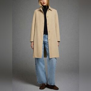 Lauren Ralph Lauren Khaki Trench Coat – Women’s M – Classic Single-Breasted